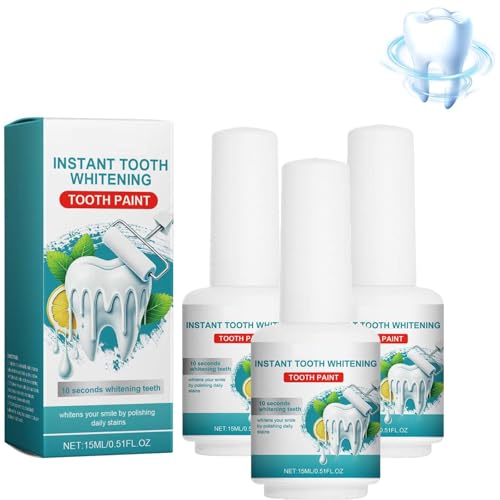 Color de dientes, kit de laca blanca de dientes, recubrimiento de gel blanqueador instantáneo, dientes brillantes fáciles y rápidos, social seguro (3)
