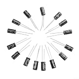 Elko - Set da 500 pezzi, 24 valori, 0,1 µF-1000 µF, radiale