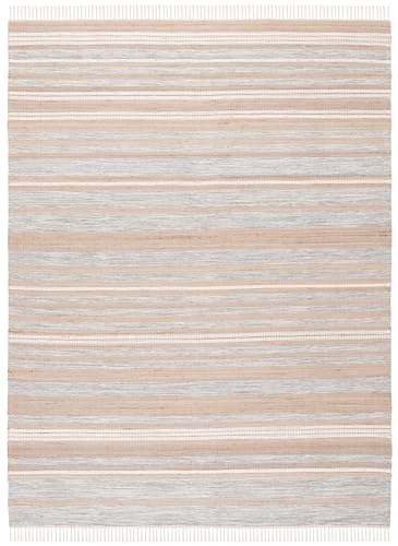 Tapete SAFAVIEH Kilim 8x10 Natural y Gris miniatura 3