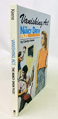 VANISHING ACT (NANCY DREW #34) (Nancy Drew Files) 0671746553 Book Cover