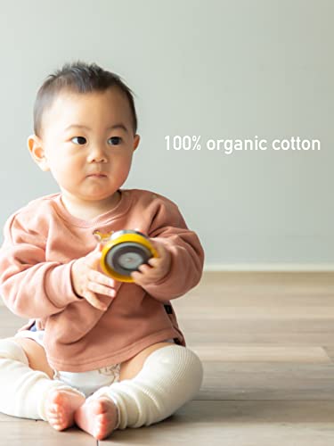Sowan 3 Pairs Of Leg Warmers Baby Toddler Ribbed Leggings Kneepads Crawling Boys Girls 100% Organic Cotton -Japan Brand- #TOP1