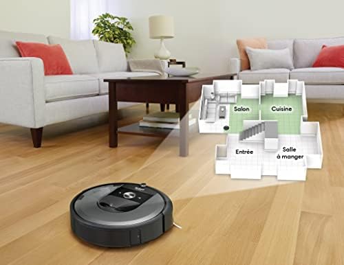 iRobot® Roomba® i7+ (i755640) connected Robot Vacuum - Automatic Dirt Disposal - Dual Multi Surface Rubber Brushes - Learns, Maps, and Adapts - Clean by Object - Personalized Suggestions