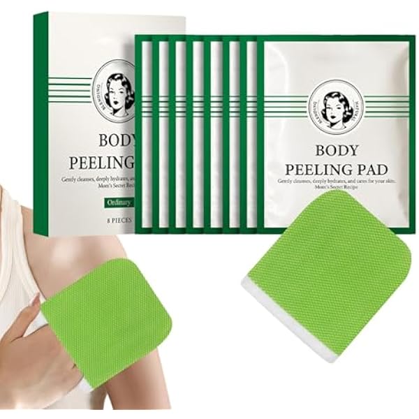 Podkładka do peelingu ciała – delikatna rękawica do gładkiej odnowy skóry i głębokiego oczyszczania, miękka, teksturowana rękawica kąpielowa do codziennego użytku pod prysznicem, odpowiednia do