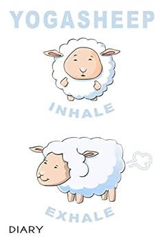 Yogasheep Diary : Dot Grid Notebook or Journal (6x9 Inches) with 120 Pages
