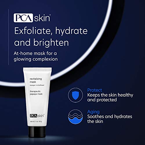 Pca Skin Revitalizing Skin Care Face Mask - Exfoliating Papaya-Infused Skincare Facial Mask For A Healthier Glowing Complexion, Purifies Pores, Blackheads & Acne (2.1 Oz) #TOP1