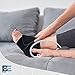 O2 Ice Cold Therapy and Air Compression for Ankle support, Ankle Brace for Women and Men, Reusable Ankle & Foot Support Brace with Air Pump, Ankle Support & Brace, Foot Ice Pack Sleeve, Ankle Ice Wrap