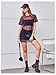 Floerns Women's See Through Sheer Mesh Night Out Dress Short Sleeve Round Neck Club Short Dress-S Purple