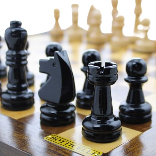 Peças Oficiais P/Xadrez em Madeira de Lei Rei 10cm Chumbado