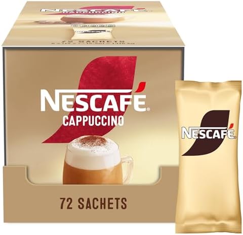 NESCAFÉ Cappuccino Instant Coffee Sachets - 72 x 15.5g