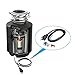 HK Bundle - 2 Items Garbage Disposal Air Switch Kit with Power Cord Kit, Sink Top Waste Disposer Stainless Steel On/Off Push 2.5