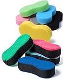 K-STH (10 Pack) MultiColoured Car Wash Sponge Set, 6 High-Density Large Sponges, 4 Microfibre Sponge, Multi-Use Sponges For Car Cleaning, Non-Scratch, Easy Grip, Super Quality, Stylish, Durable