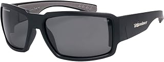 Bomber Sunglasses - Boogie Bomb Matte Black Frm / Smoke Polarized Lens / Gray Foam Price In India