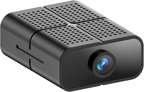 XNJ Mini Kamera, 4K Überwachungskamera Innen Akku 5G WLAN