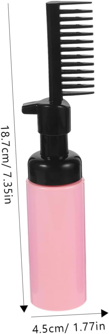 3pcs Foam Bottle Hair Spray Bottles Comb Applicators for Hair Coloring Styling Root Combing