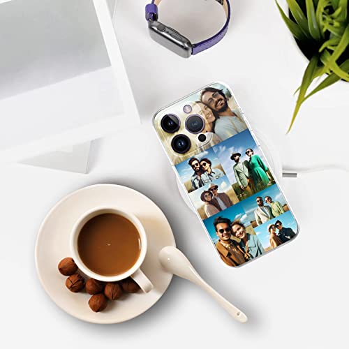 Abcjojo Custom Photo Phone Case, Custom Personalized Picture, Design Your Own Collage Phone Cover For Family Friends Couple Gift Compatible With Iphone 14 13 12 11 Pro Max Mini Xr Xs X(7 Photos) #TOP2