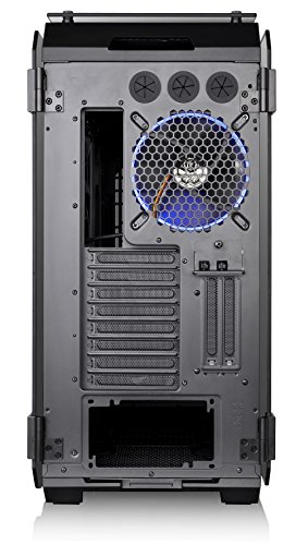 Thermaltake View 71 4-Sided Tempered Glass Vertical Gpu Modular Spcc E-Atx Gaming Full Tower Computer Case With 2 Blue Led Riing Fan Pre-Installed Ca-1I7-00F1Wn-00 #TOP4