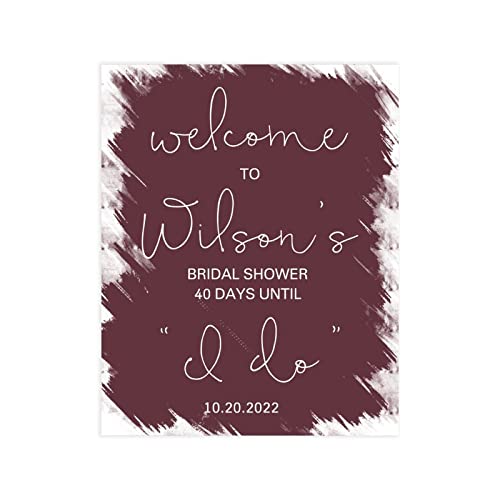 Panneau de bienvenue mariage rustique et chic 45x61 cm - 3