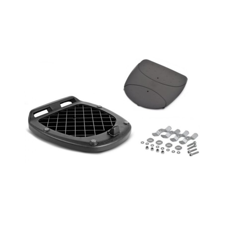 COMPATIBILE CON DUCATI MULTISTRADA V4 BAULETTO VALIGIA E46N RIVIERA CATARINFRANGENTI ROSSI+KIT MONTAGGIO+TAPPETO ANTIVIBRANTE+PIASTRA PER PORTAPACCHI MOTO-SCOOTER 2 CASCHI GRANDI