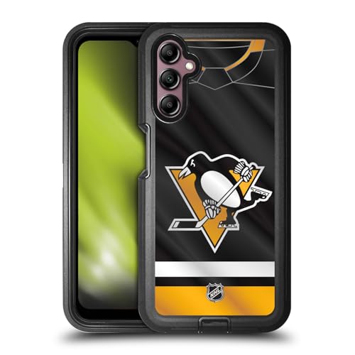 Étui robuste NHL Pittsburgh Penguins de Head Case Designs pour Samsung A14 5G