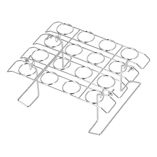 Cupcake Cones Baking Rack, Cupcake Stand,Cupcake Display Rack,16 Holes Stainless