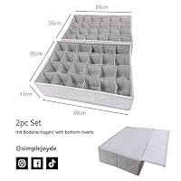 SIMPLE JOY® PAX50 Organizer passgenau in IKEA PAX, Premium Einsatz 48Fach – Ansicht 6