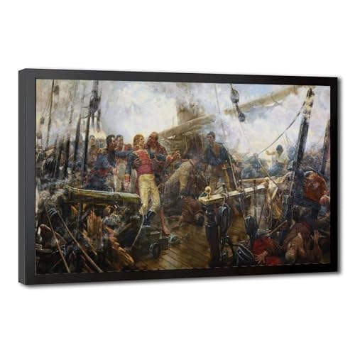 Impression sur toile La mort de Churruca pour habiller un mur vide