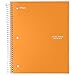 Five Star Spiral Notebook, 3 Subject, Wide Ruled Paper, 150 Sheets, 10-1/2