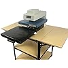 Fancierstudio 15x15 Auto Heat Press Machine Digital DTV HTV Sumblimation Heat Press Ink Transfer Press None Stick Cover includded Model Blue Color AP15x15 BW