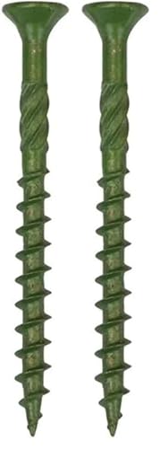 Image of TIMCO Classic Decking Screws - 4.5 x 70 - Exterior - Green - Box of 200 (Pack of 2)