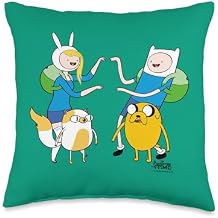 Adventure Time Meet Up Throw Pillow
