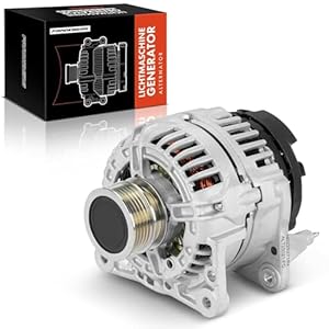 Frankberg Lichtmaschine Generator 2-Polig Kompatibel mit Golf IV 1J1 Polo 9A 9N A2 8Z0 A4 8D2 A6 4B2 4B4 C-Klasse W203 CLK C209 Fabia I 6Y2 Replace# 0124325021