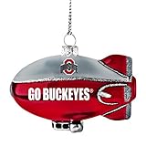 NCAA Ohio State Buckeyes Glitter Blimp Ornament