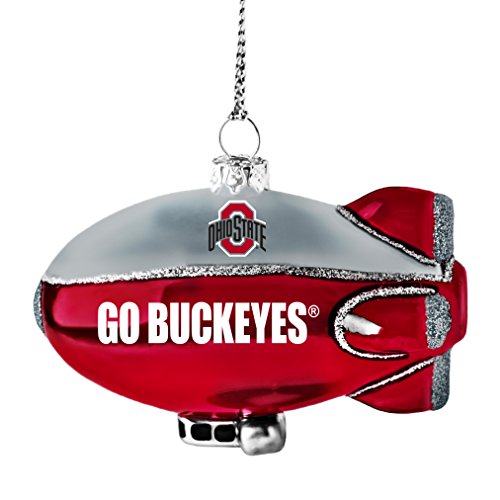 NCAA Ohio State Buckeyes Glitter Blimp Ornament
