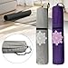 Menolana Yoga Mat Carrying Bag Storage Resistant Portable Carrier Fitness Mat Holder for Pilates Sports Office Yoga Class Gym, Gray