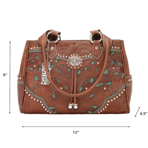 American West Lady Lace Multi Compartment Shoulder Bag4