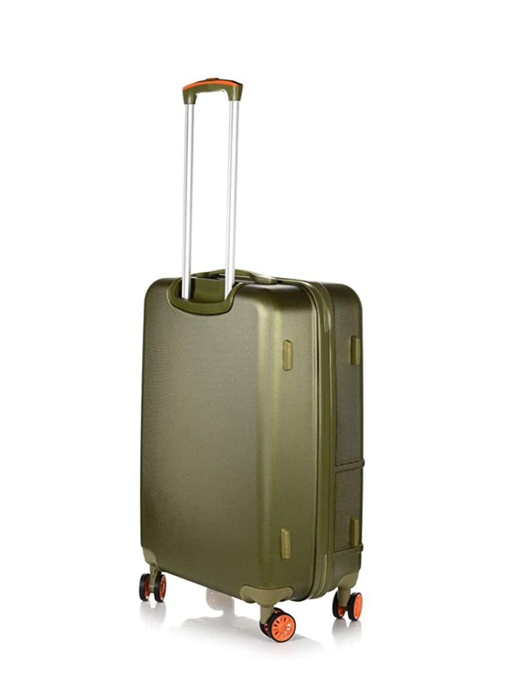 Aeronautica Militare Trolley rigido 4 ruote piroettanti organizzato con doppio scomparto, ferma abiti e divisorio a rete con zip, maniglia laterale e superiore. Chiusura TSA con combinazione. 77 x 51