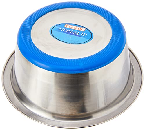 Classic Pet Products Non-Slip Stainless Steel Dish (900 ml - 170 mm, 6.5 inch Diameter Dog Bowl) - Image 3