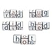 UPlayToys Reading Cubes (5pcs New Version), Montessori Phonetic Blocks for The Beginning Reader Toddler 3 4 5 6 Year Old, Phonics Games for Kindergarten, CVC Words Builders, Small Size for Kids