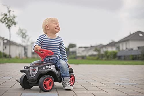 Big-Bobby-Car Classic Fulda - Kinderfahrzeug mit Aufklebern im Fulda Design, für Mädchen und Jungen, schwarz & Big - Shoe-Care Schuhschoner - für Kinderschuhe der Größe 21 bis 27, schwarz