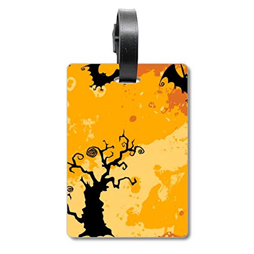 Étiquette de valise pour bagage de voyage lors de vos vacances d'Halloween