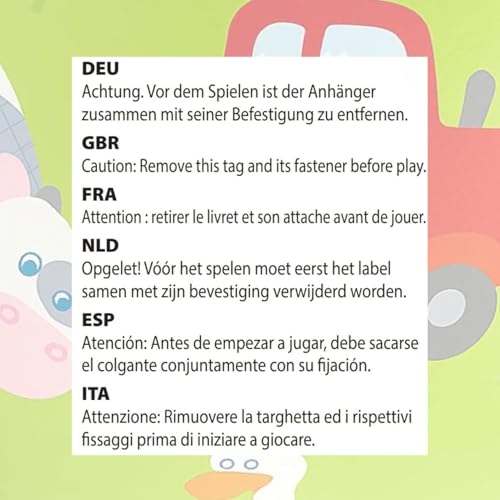 HABA Babyball Bauernhof – Weicher Greifball für Babys & Kleinkinder ab 6 Monaten – Spielerisches Fördern von Motorik & Koordination – 11 cm Durchmesser – 1302483001
