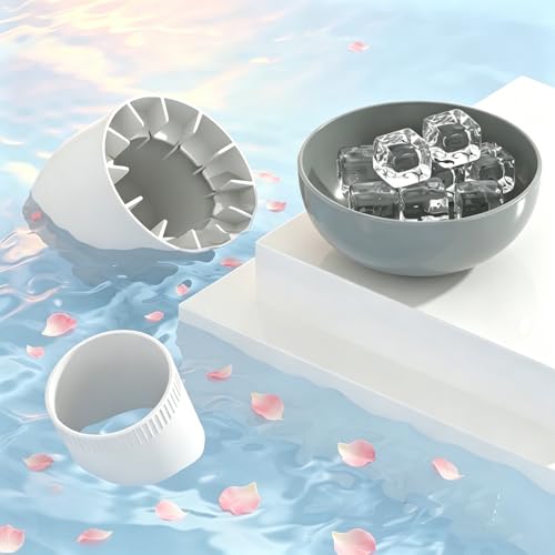 Molde para cubos de hielo de silicona portátil miniatura 3