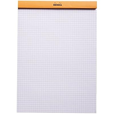 Rhodia Notepads Graph Orange 8-1/4X11-3/4