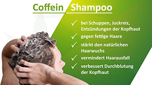 Coffein-Shampoo von AQUYO Cosmetics zur Unterstützung bei Haarausfall