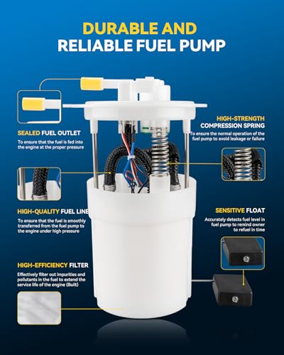 Image of PHILTOP Electric Fuel Pump Assembly FG0986 Replacement for Altima 2007-2013 3.5L 2.5L, Maxima 2009-2014 3.5L, Electric Fuel Pump Module Assembly Kit