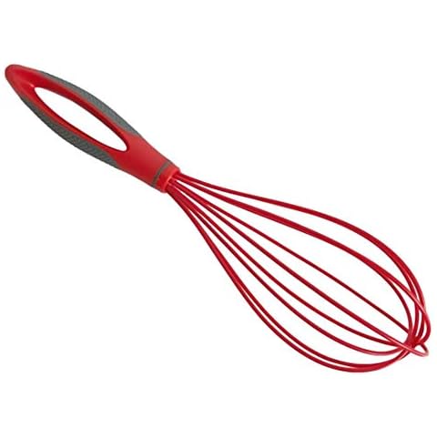 PRINDIY Silicone Handle Manual Whisk Egg Kitchen Dining Tool Cover
