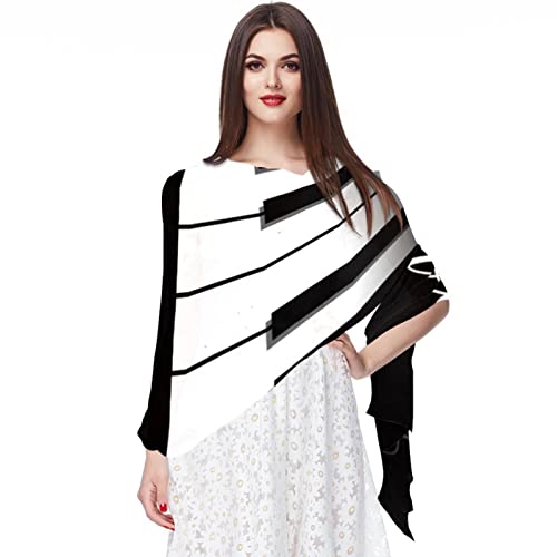 Foulard en mousseline de soie original, un cadeau femme poétique et unique