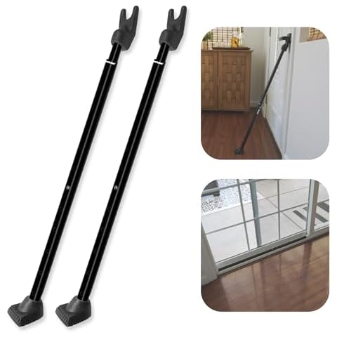 SECURITYMAN 2-in-1 Door Security Bar & Sliding Patio Door Security Bar Cover
