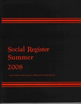 Paperback Social Register Summer 2008 (including the Social Register Observer) Book