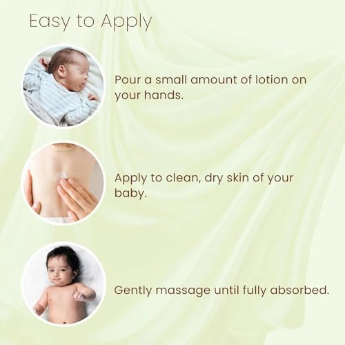 Image of Babyorgano Baby Body Lotion for Newborn 0-2 Years Babies 200ml | Nourish & Moisturise Skin | Non Sticky | Enriched with Ylang Ylang, Olive Oil, Paraben Free